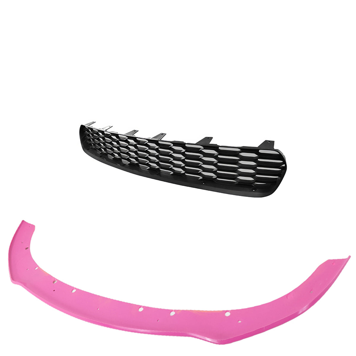2015-2023 Dodge Charger Rear & Front Bumper + Pink Lip Diffuser PP