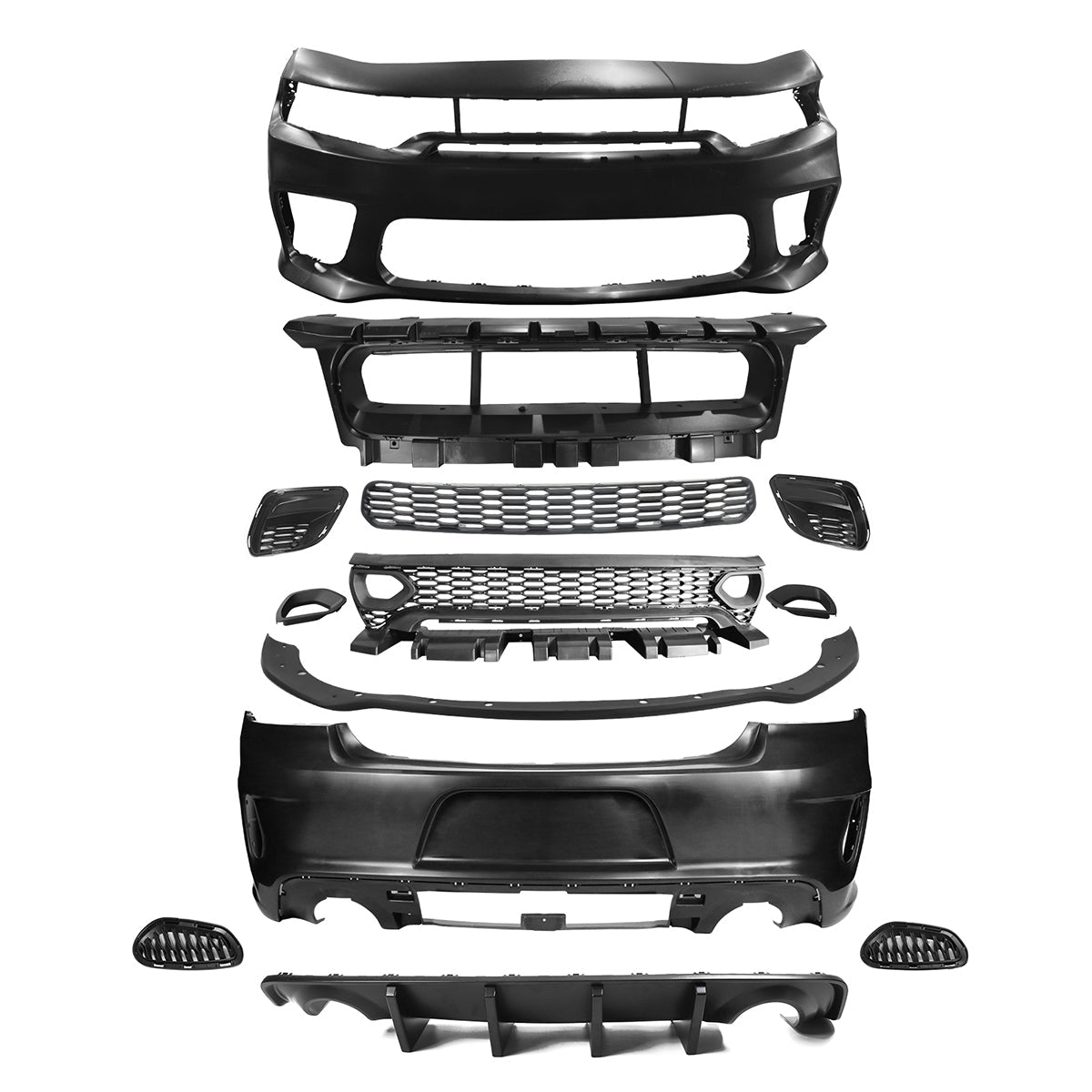 2015-2023 Dodge Charger Widebody SRT Rear & Front Bumper Lip Diffuser