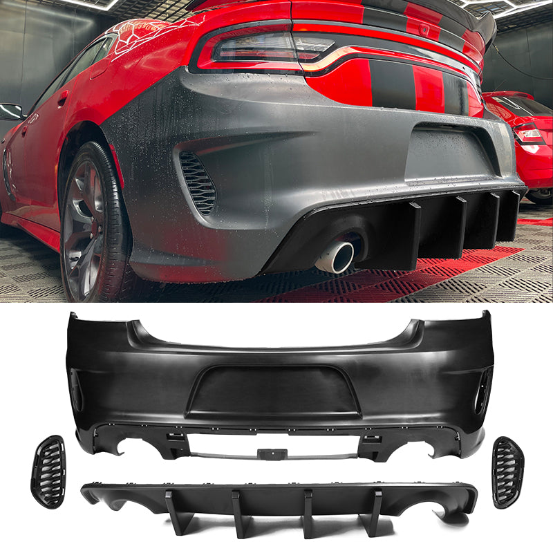 2015-2023 Dodge Charger Widebody SRT Rear & Front Bumper Lip Diffuser