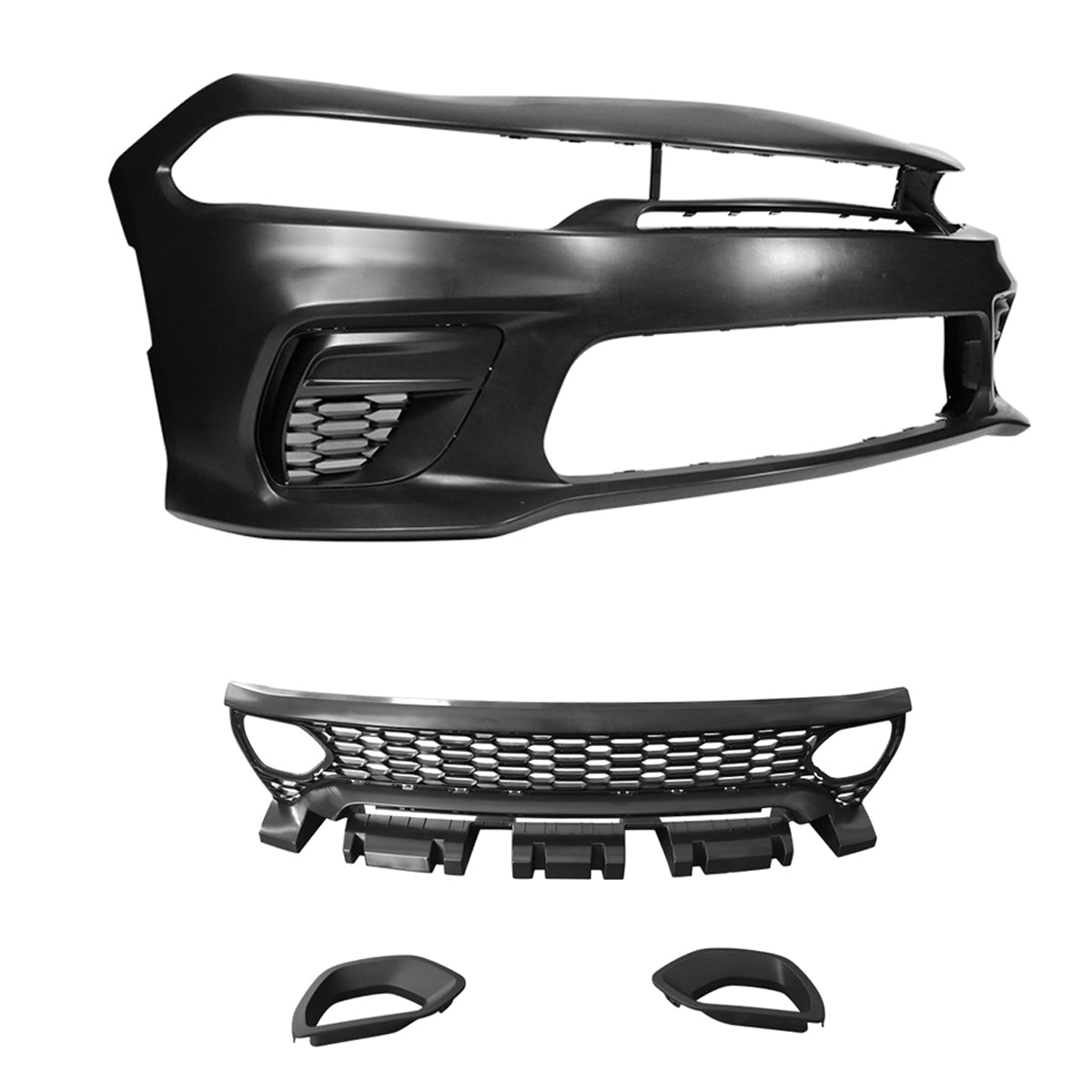 2015-2023 Dodge Charger Rear &  Front Bumper Yellow Lip Diffuser