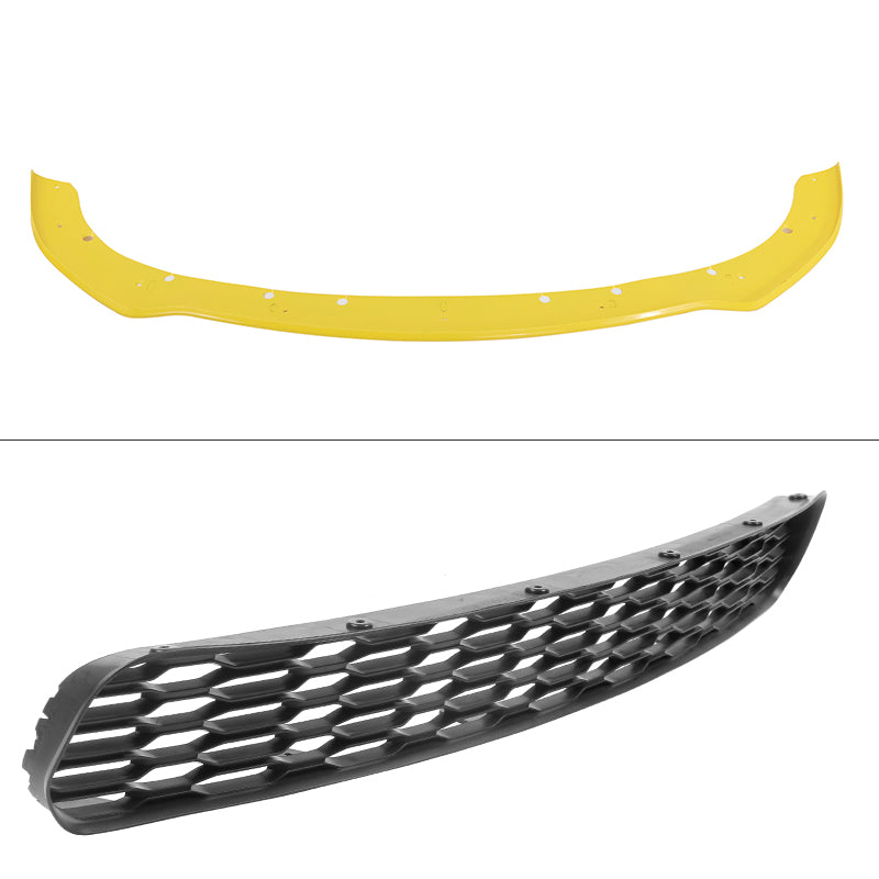 2015-2023 Dodge Charger Rear &  Front Bumper Yellow Lip Diffuser