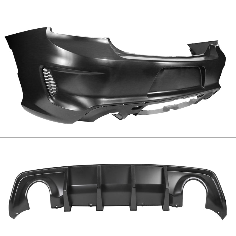 2015-2023 Dodge Charger Rear &  Front Bumper Yellow Lip Diffuser
