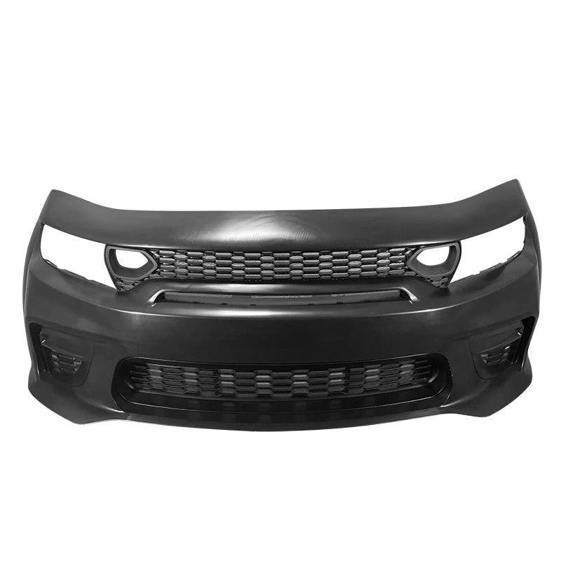 2015-2023 Dodge Charger IKON Matte Black Front Rear Bumper Covers PP
