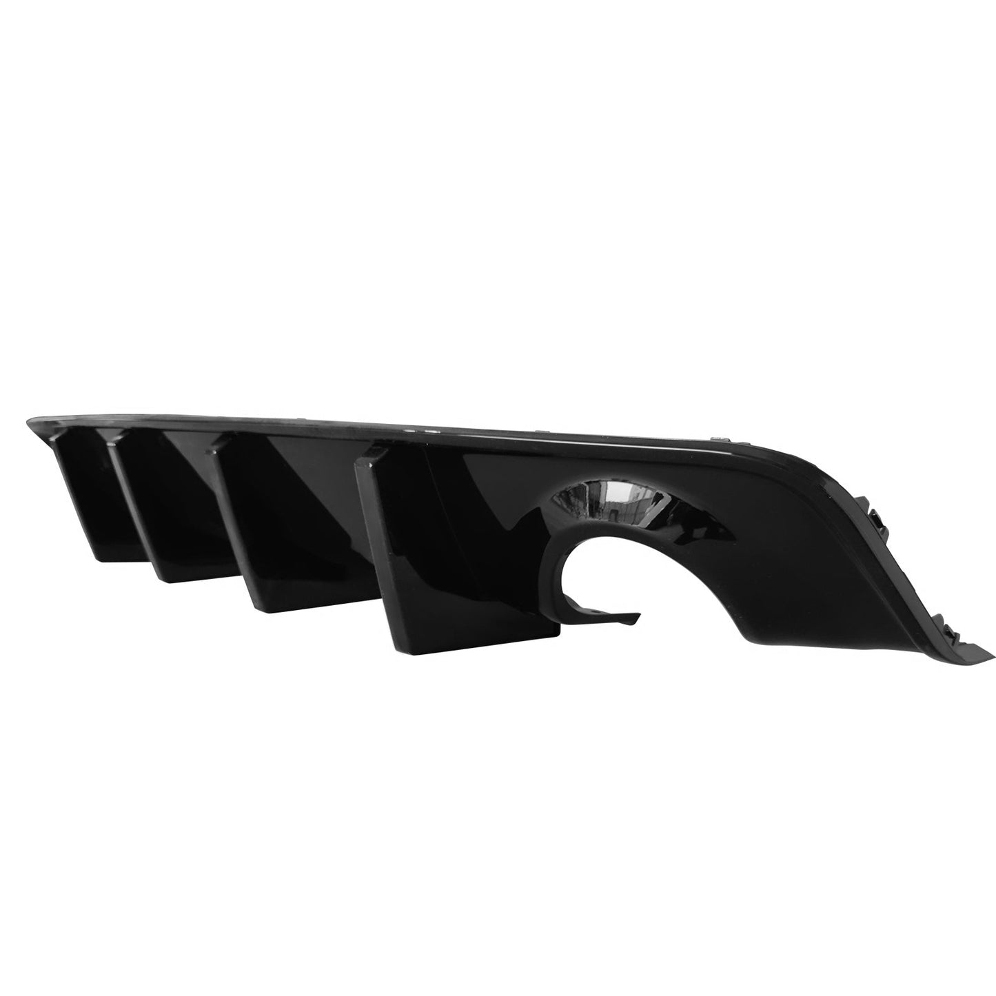 2020-2023 Dodge Charger Rear Bumper Cover + IKON Rear Diffuser Black P