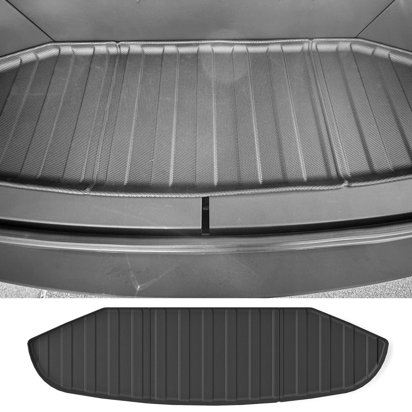2023-2024 Tesla Cybertruck Front Rear Storage Mats TPE Floor Liners