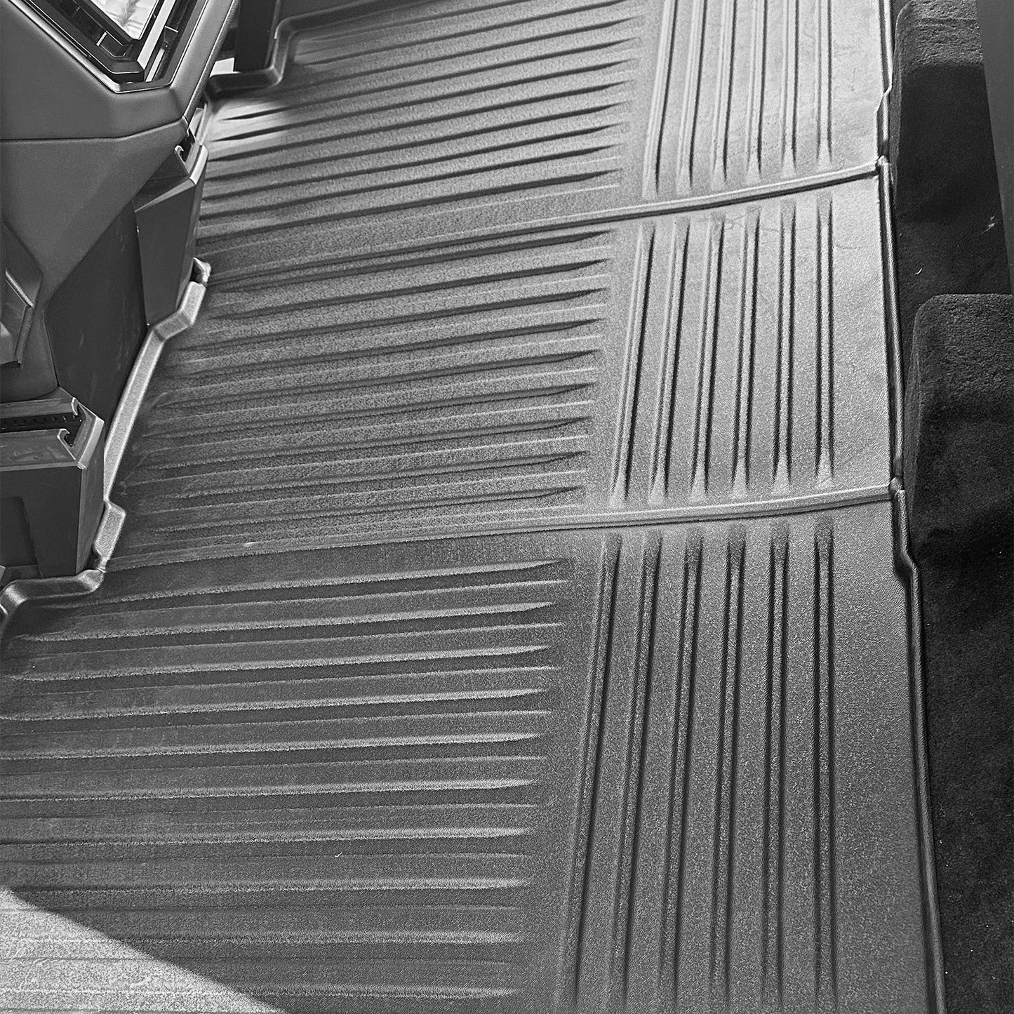 2023-2024 Tesla Cybertruck Front Rear Storage Mats TPE Floor Liners