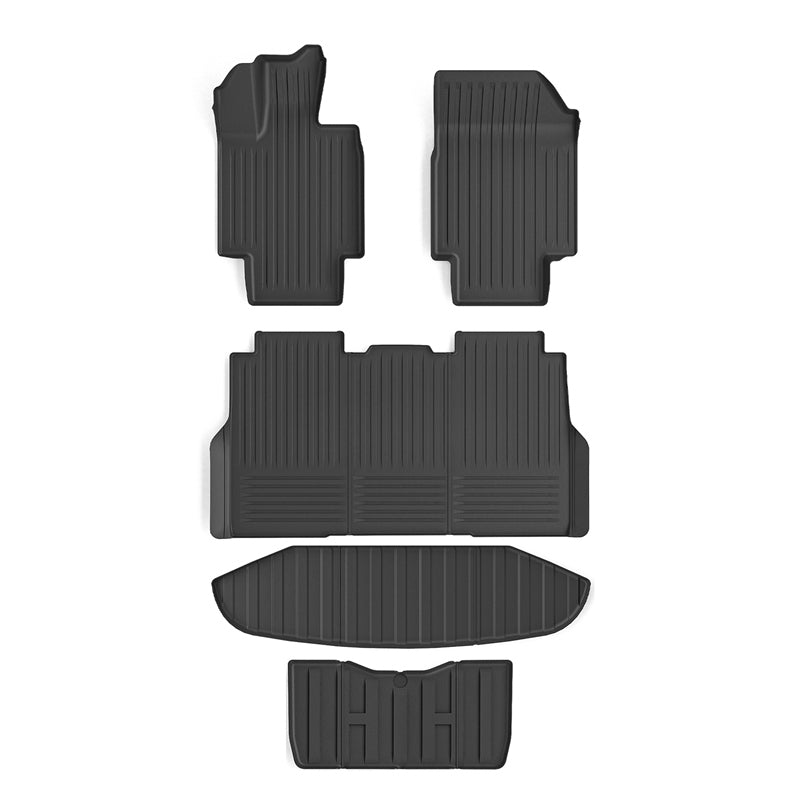 2023-2024 Tesla Cybertruck Front Rear Storage Mats TPE Floor Liners