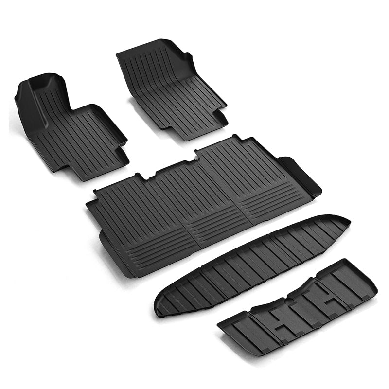 2023-2024 Tesla Cybertruck Front Rear Storage Mats TPE Floor Liners