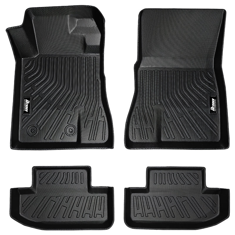 2015-2023 Ford Mustang 3D Floor Mats All Weather Trunk Carpets TPE