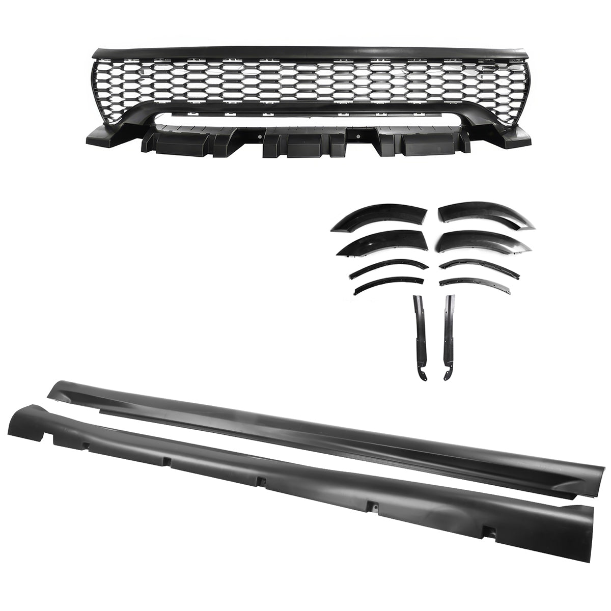 2015-2023 Dodge Charger Widebody Whole Bumper Kits Diffuser LED PP