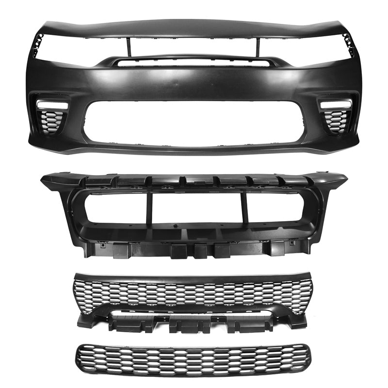 2015-2023 Dodge Charger Front Bumper & Grille Sedan Widebody LED PP