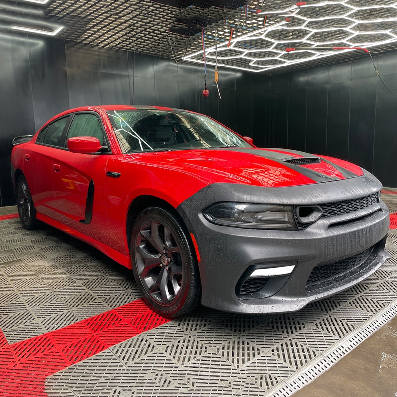 2015-2023 Dodge Charger Widebody SRT Black LED Front Bumper Kits PP