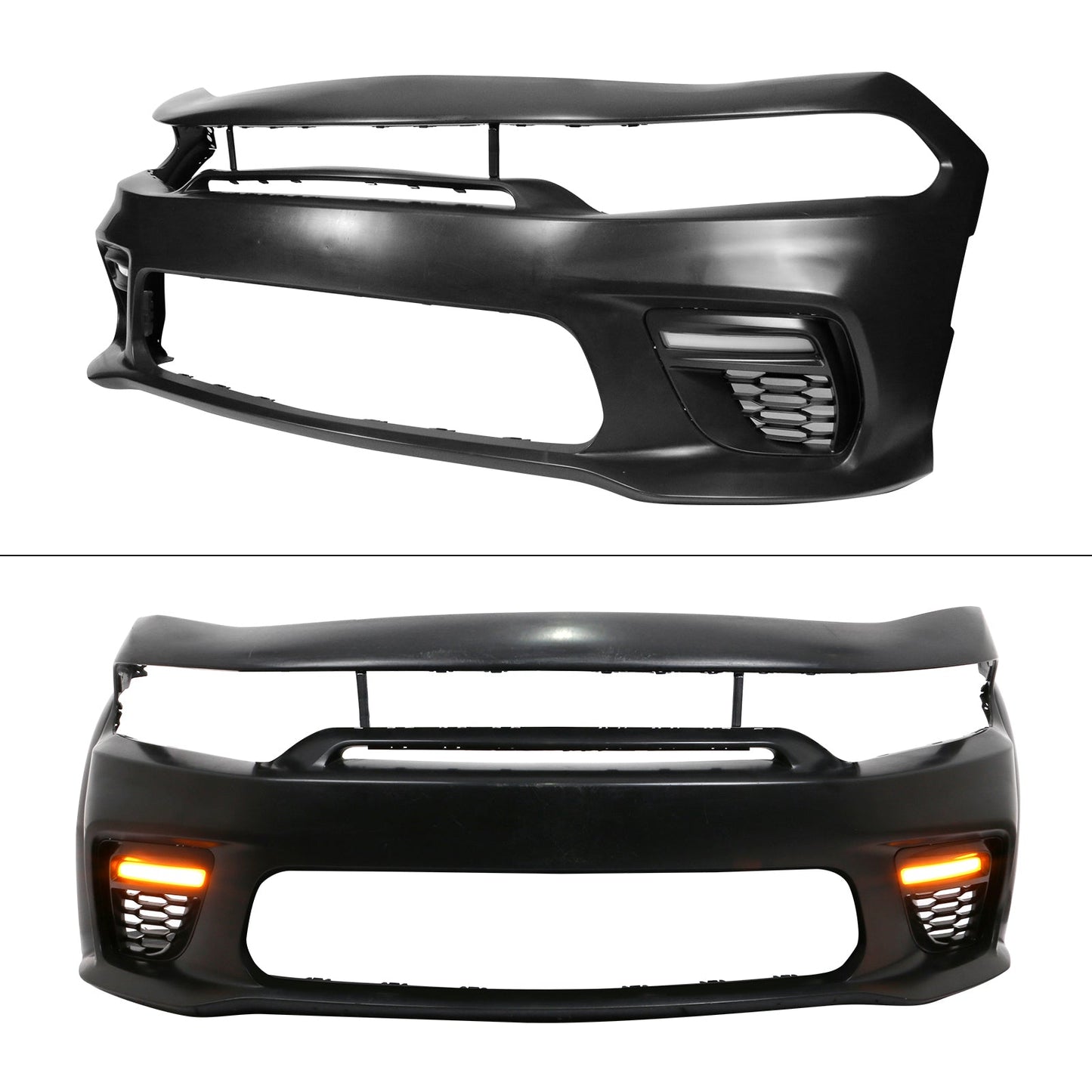 2015-2023 Dodge Charger Widebody SRT Unpainted Front Rear LED Bumpers