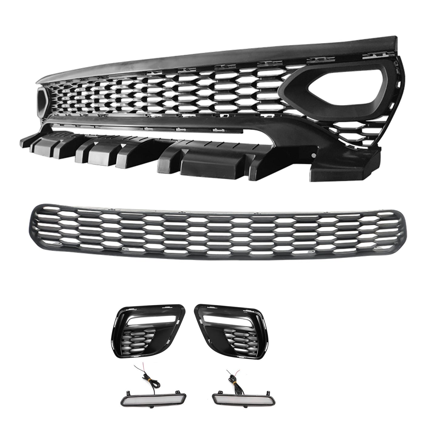 2015-2023 Dodge Charger Widebody SRT Unpainted Front Rear LED Bumpers