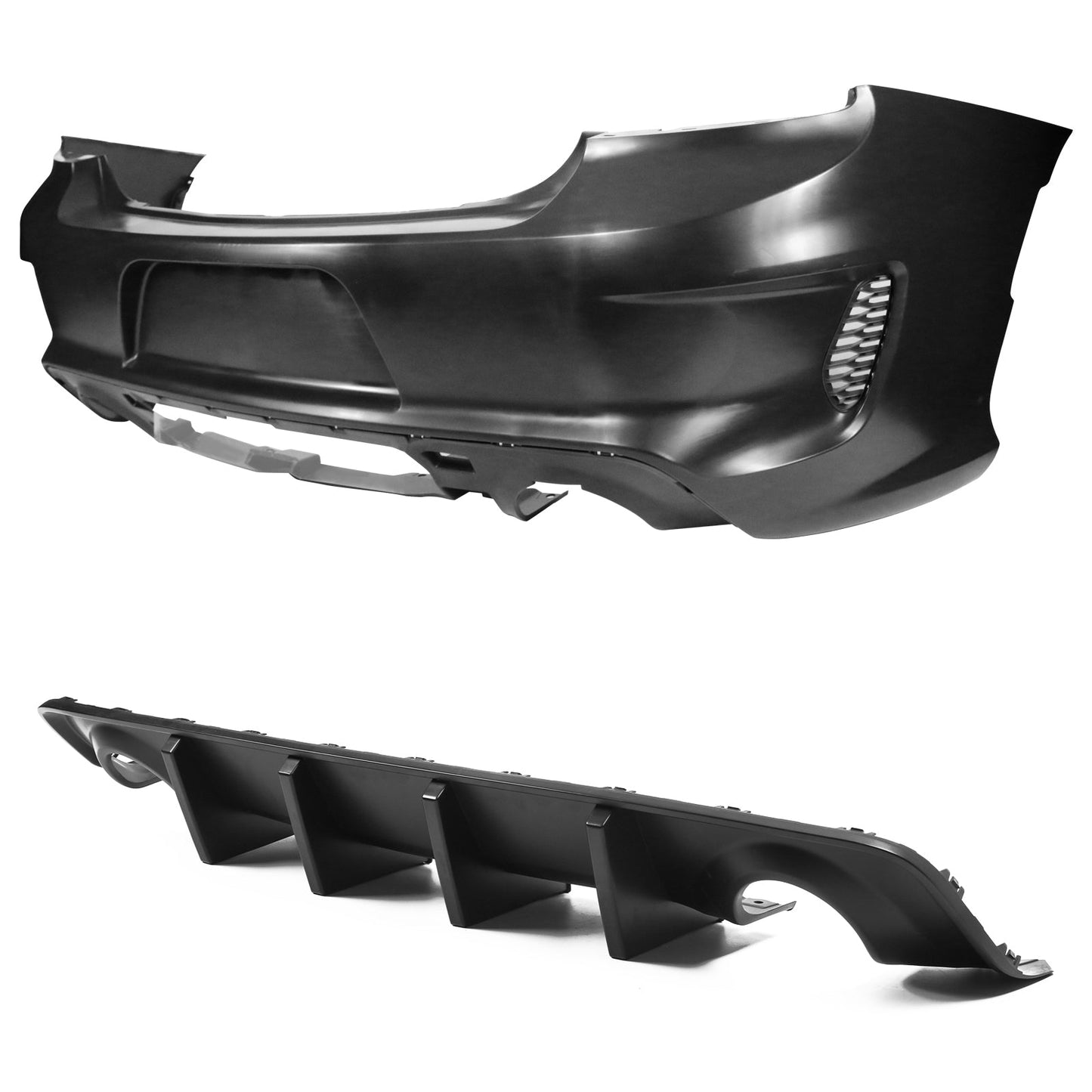 2015-2023 Dodge Charger Widebody SRT Unpainted Front Rear LED Bumpers