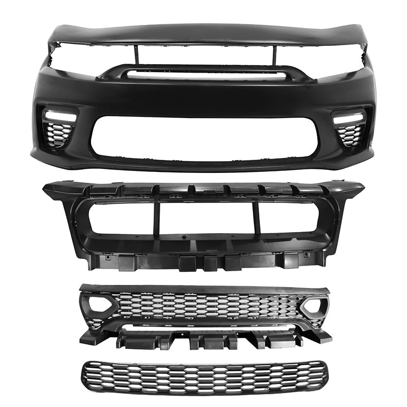 2015-2023 Dodge Charger Widebody SRT Unpainted Front Rear LED Bumpers