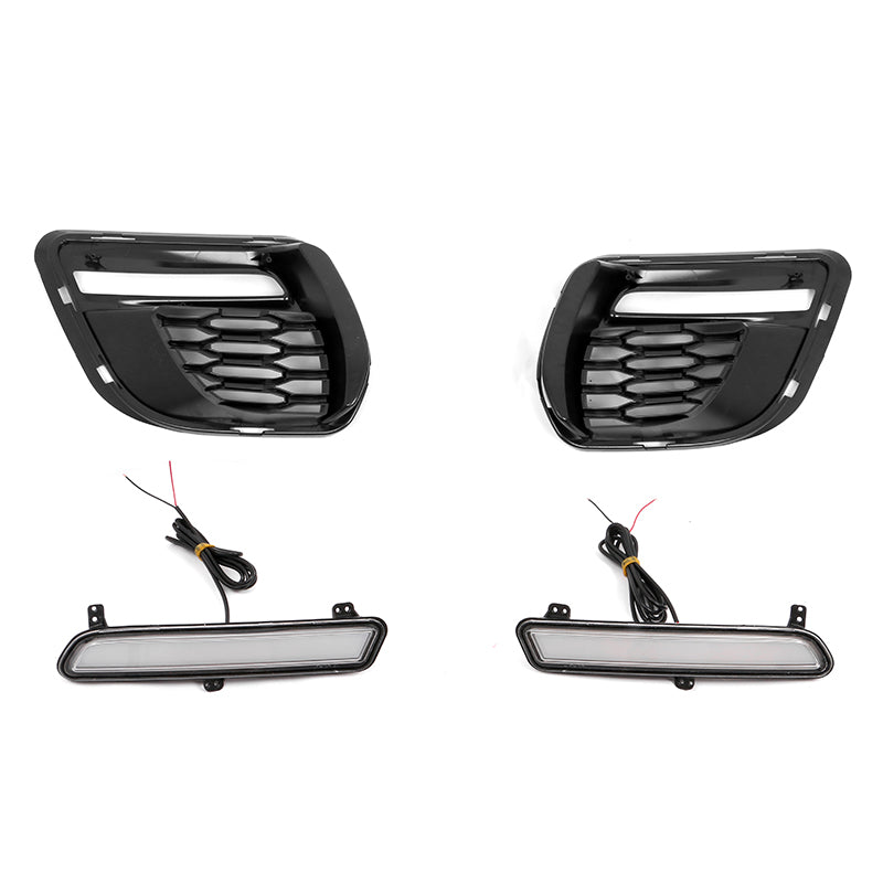 2015-2023 Dodge Charger  Front Bumper Cover Grill LED Widebody Black P