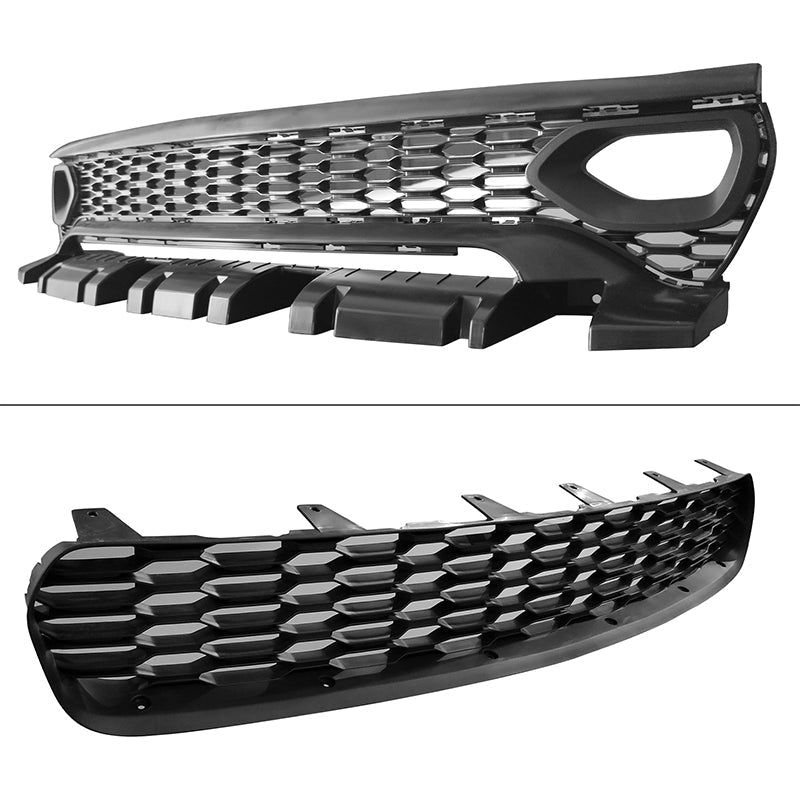 2015-2023 Dodge Charger Widebody LED Bumper Cover Matte Black Lip PP