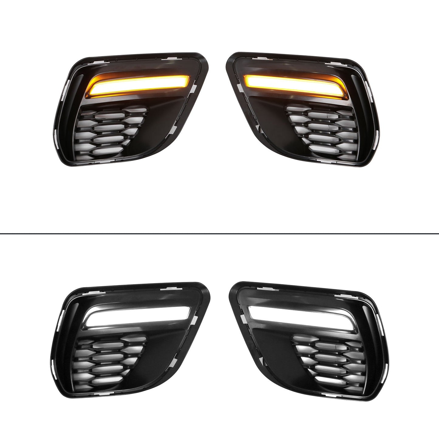 2015-2023 Dodge Charger Widebody SRT LED Front Bumper Pink Lip PP