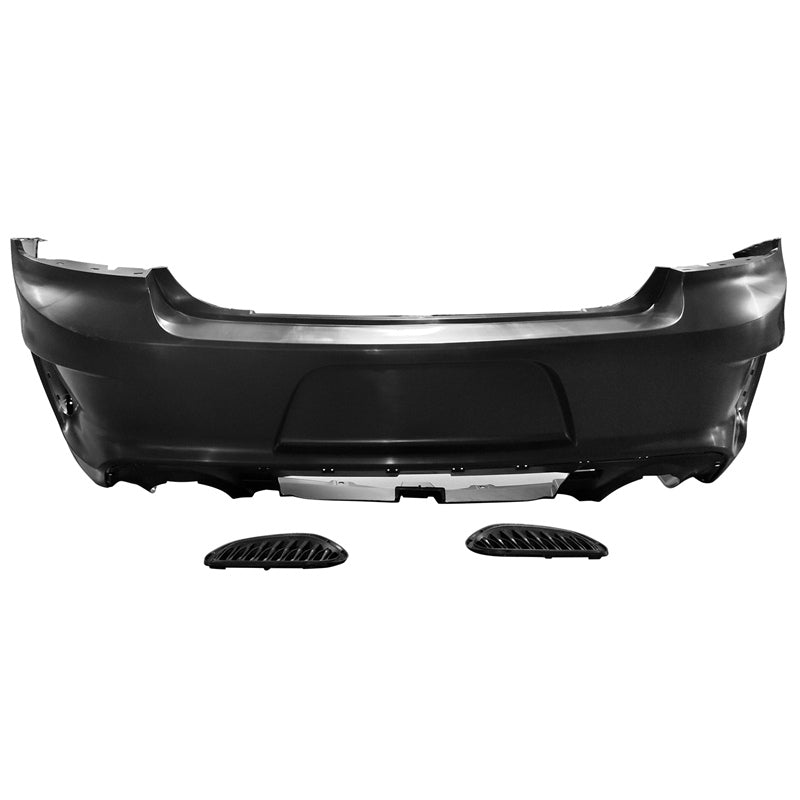 2015-2023 Dodge Charger Widebody SRT LED Front Bumper Matte Black Lip