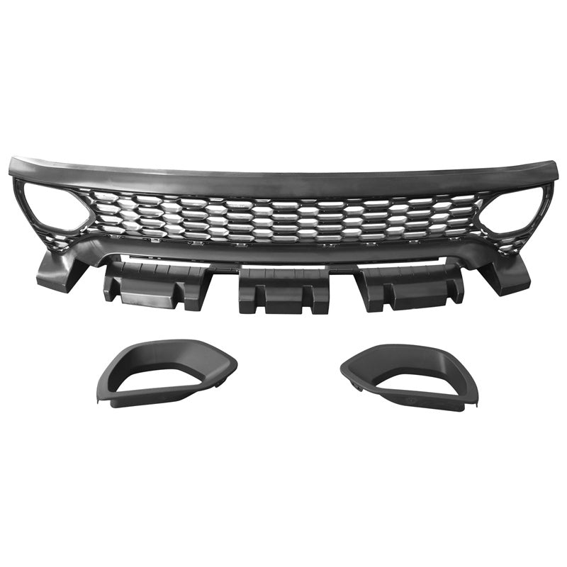 2015-2023 Dodge Charger Widebody SRT Front Bumper Yellow Lip PP LED