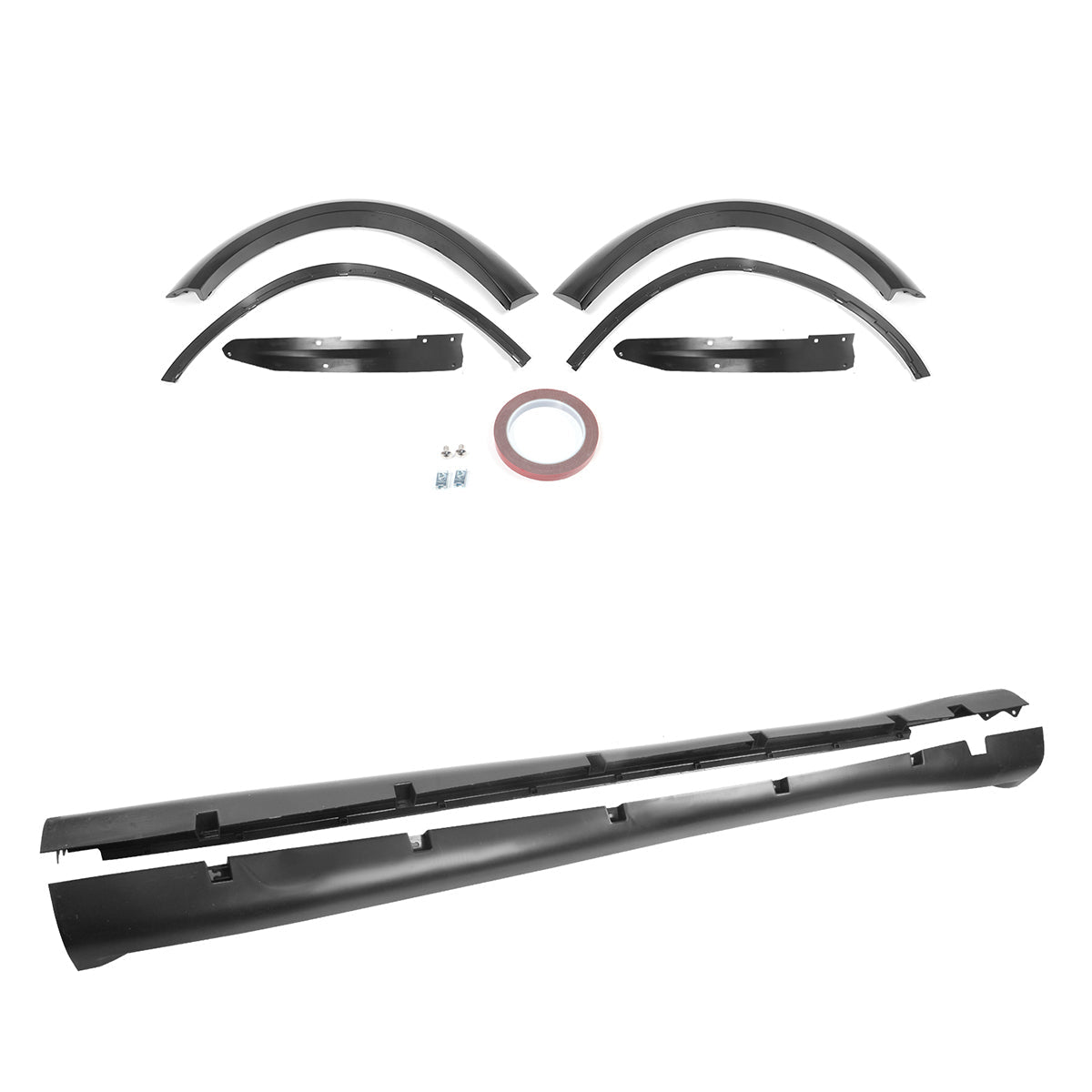 2015-2023 Charger Widebody Rear Bumper Covers W/ SRT Grilles LED ABS