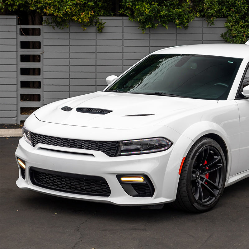 2020-2023 Dodge Charger Widebody Front Bumper Cover W/ Grille LED PP