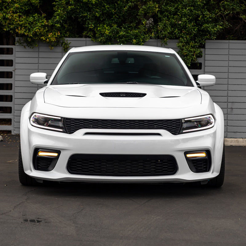 2020-2023 Dodge Charger Widebody Front Bumper Cover W/ Grille LED PP