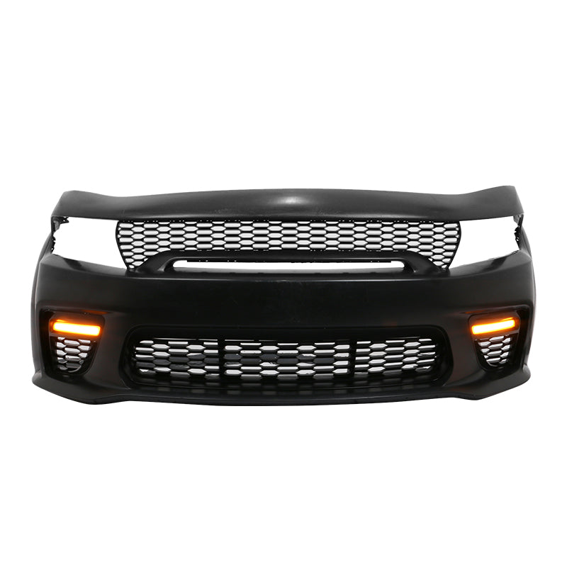 2020-2023 Dodge Charger Widebody Front Bumper Cover W/ Grille LED PP