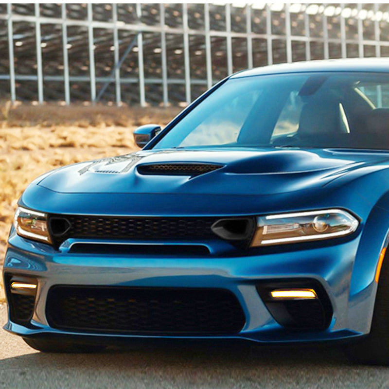 2020-2023 Dodge Charger Widebody Bumper Cover W/ SRT Grilles LED PP