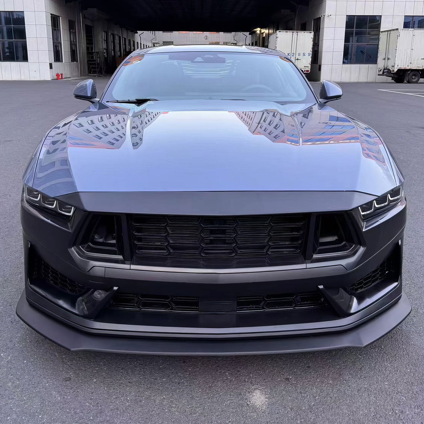 2024-2025 Ford Mustang Dark Horse Style Front Bumper Conversion Kit PP