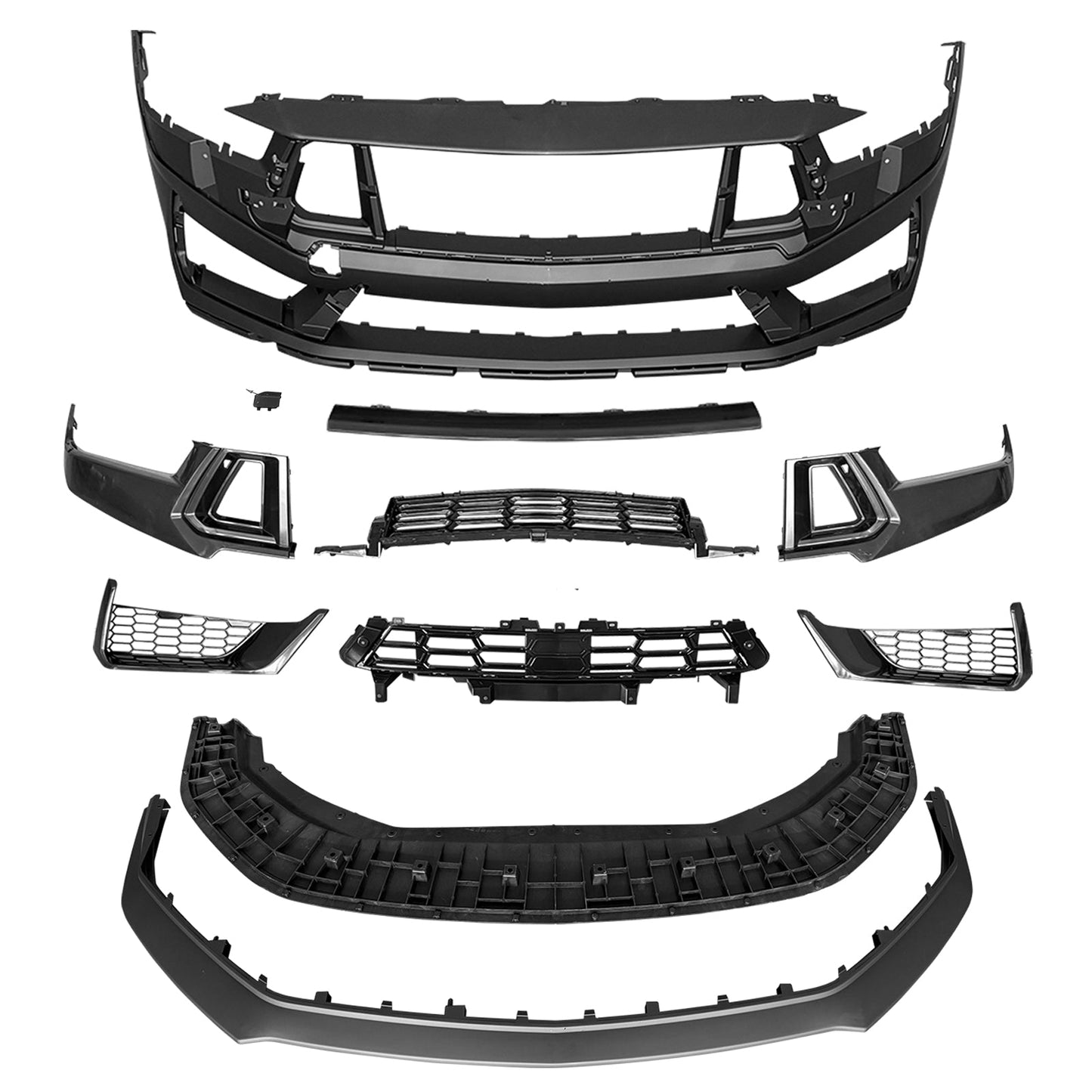 2024-2025 Ford Mustang Dark Horse Style Front Bumper Conversion Kit PP