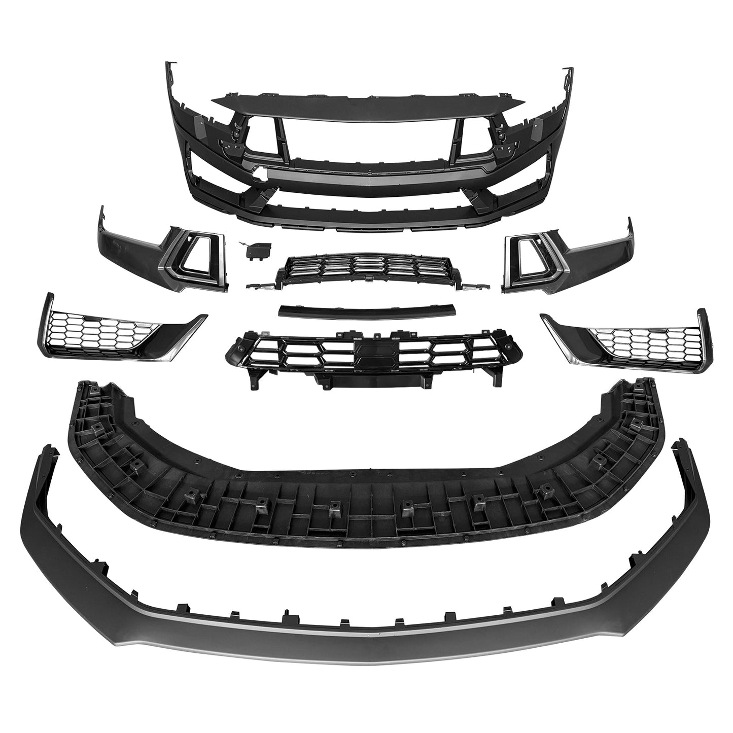 2024-2025 Ford Mustang Dark Horse Style Front Bumper Conversion Kit PP