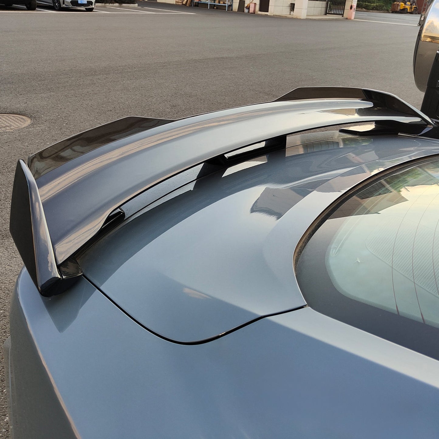2024-2025 Ford Mustang Dark Horse Gloss Trunk Spoiler W/ Gurney Glap