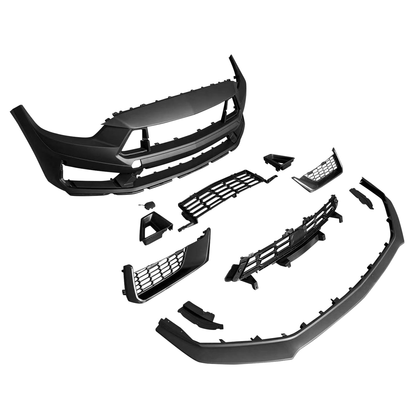 2015-2017 Ford Mustang Dark Horse Style Front Bumper Conversion Kit PP