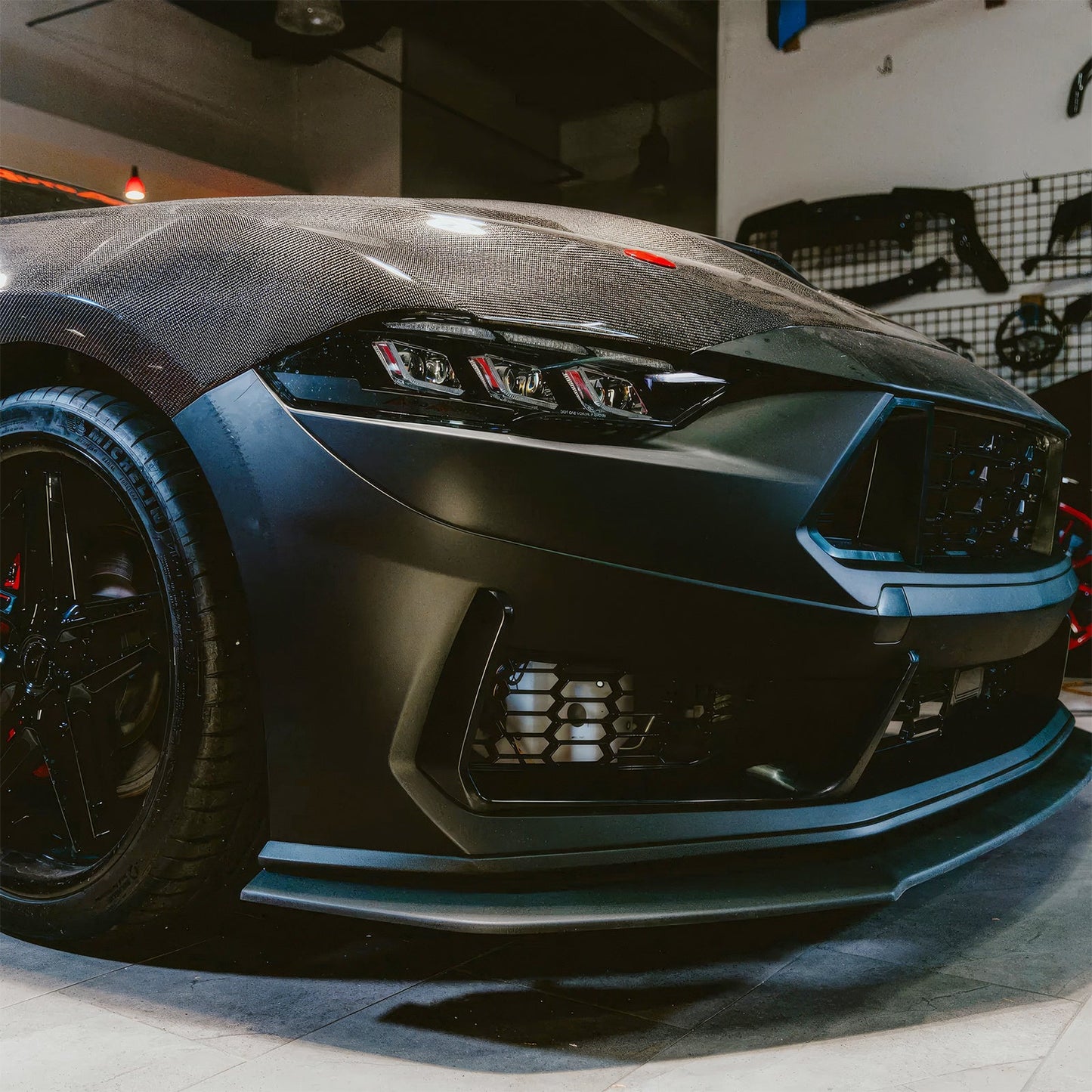 2018-2023 Ford Mustang Dark Horse Style Front Bumper Conversion Kit PP