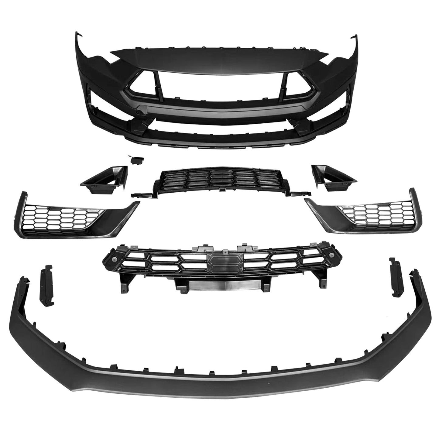 2018-2023 Ford Mustang Dark Horse Style Front Bumper Conversion Kit PP