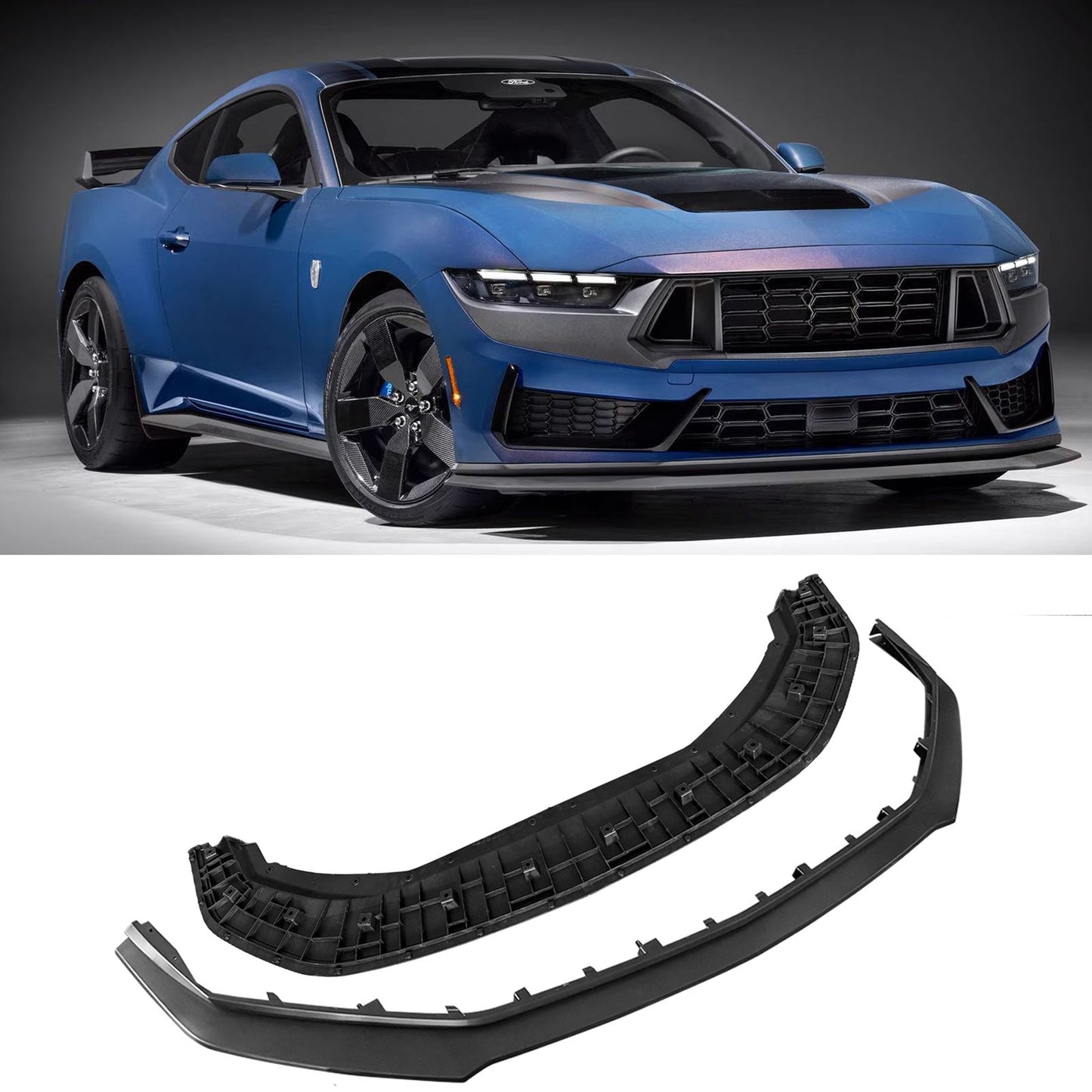 2024-2025 Ford Mustang Dark Horse Handling Package Front Valance Lip
