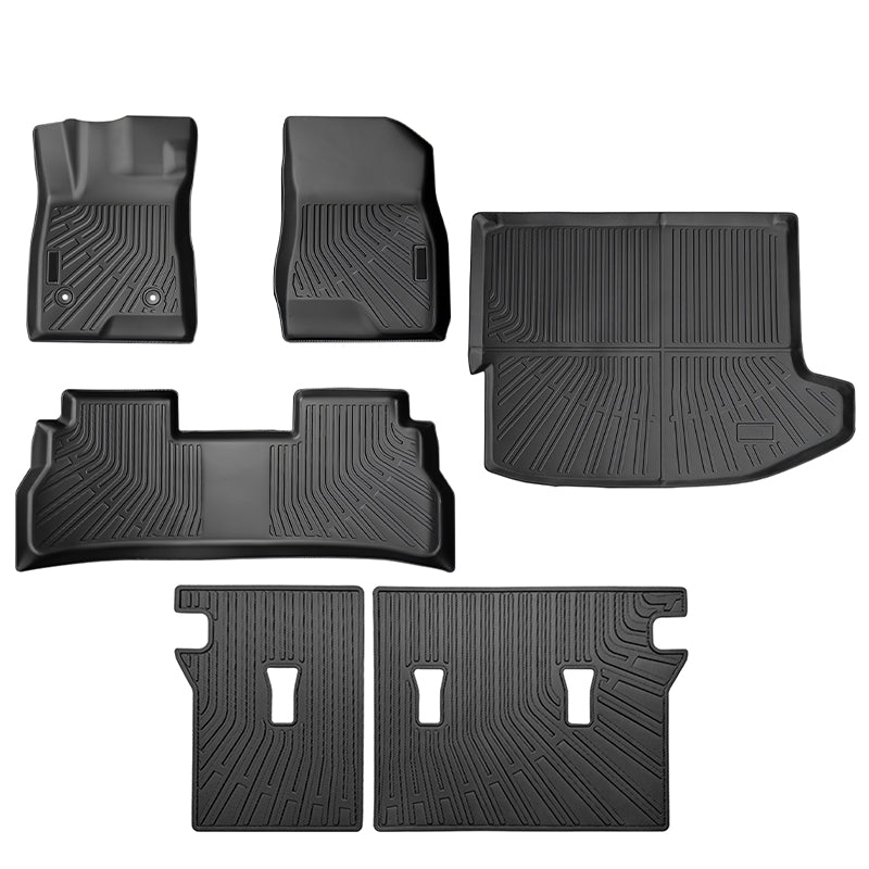 2024-2025 Chevrolet Trax 3D TPE Floor Mat& Trunk Mat& Backrest Mats