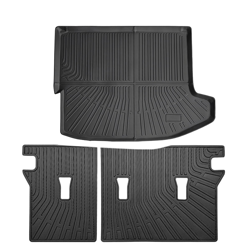 2024-2025 Chevy Trax All Weather 3D Rear Trunk Mat& Backrest Mats TPE