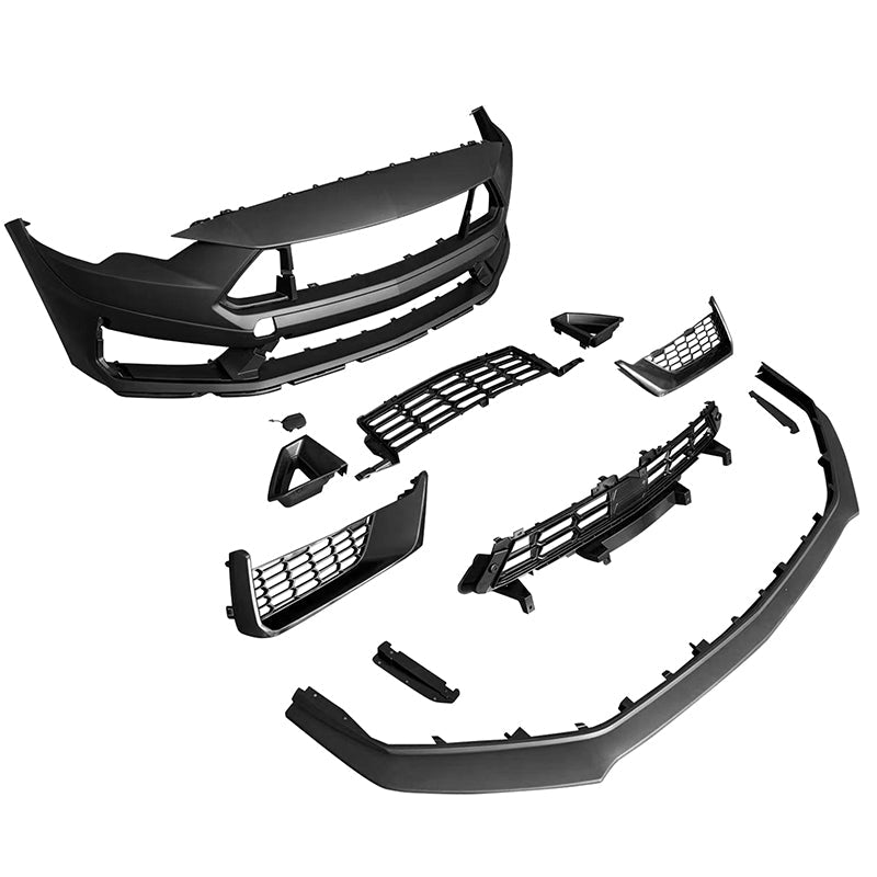 2018-2023 Ford Mustang Dark Horse Front Bumper Cover Kit Headlights PP