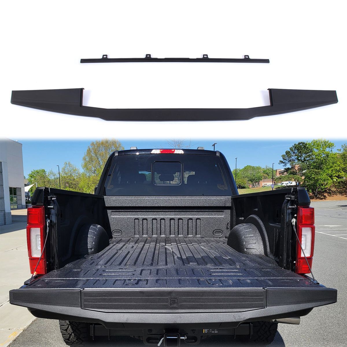2017-2022Â Ford F250 F350 Super Duty Step Tailgate Molding Cap Cover PP