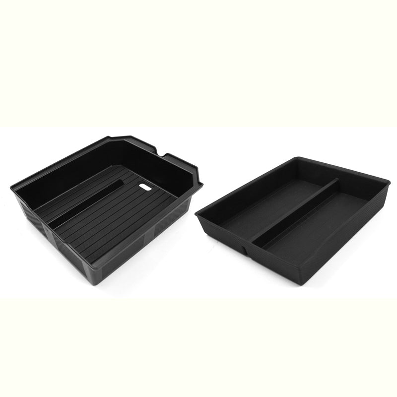 2024-2025 Tesla Model 3 Lower + Upper Center Armrest Storage Box TPE