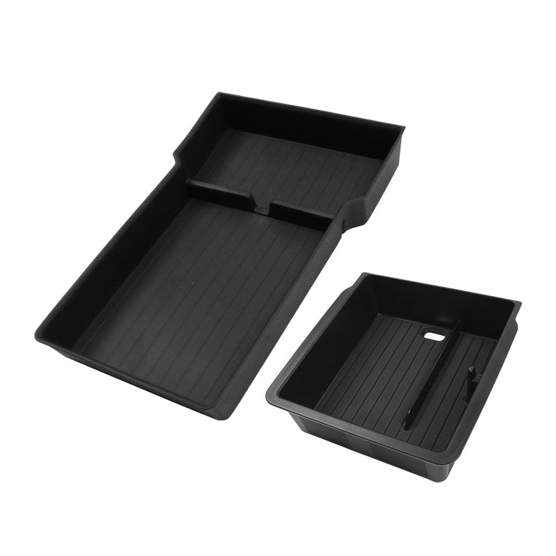 2024-2025 Tesla Model 3 Lower + Upper Center Console Storage Box TPE