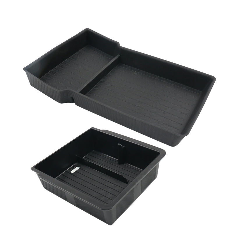 2024-2025 Tesla Model 3 Lower + Upper Center Console Storage Box TPE