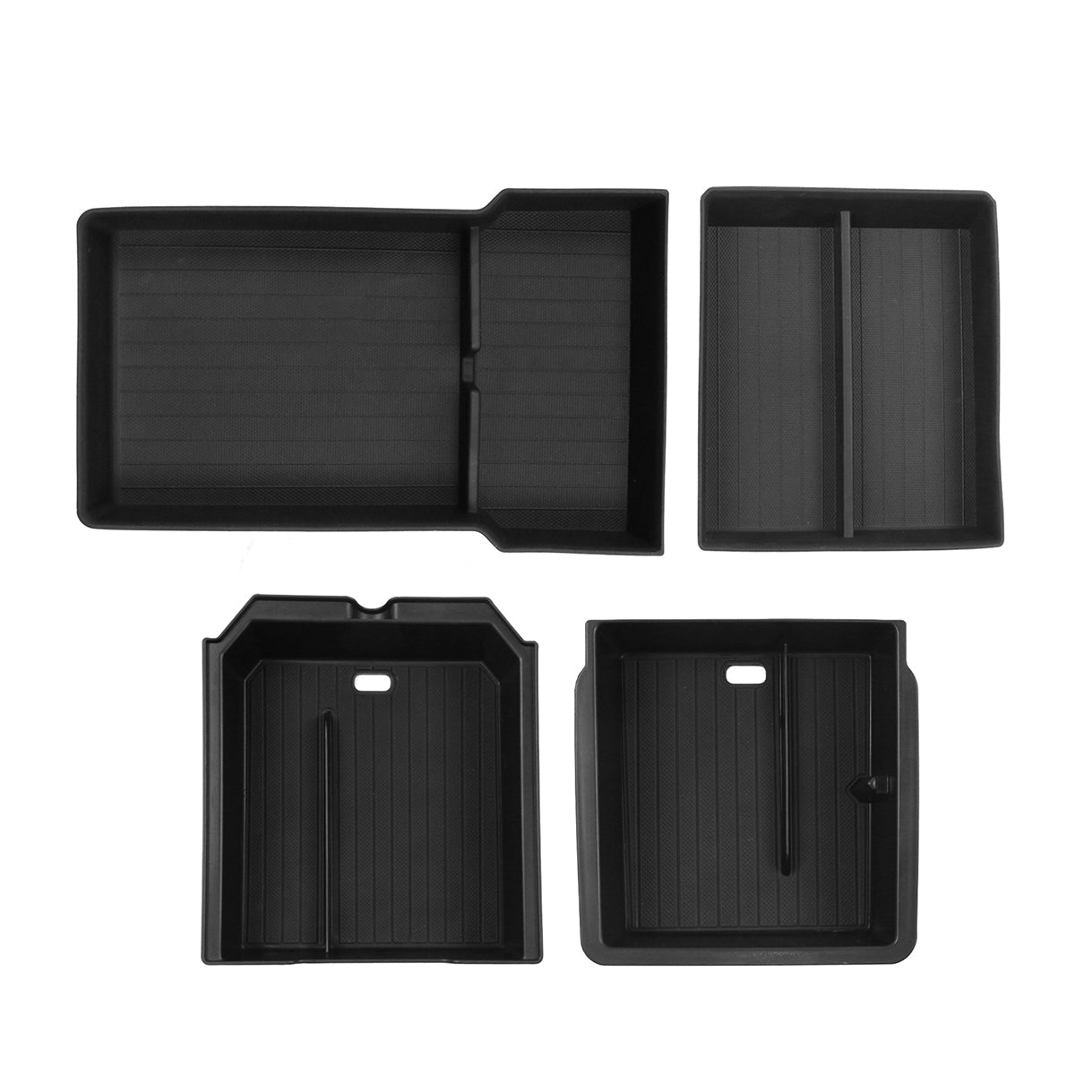 2024-2025 Tesla Model 3 Lower+Upper Center Armrest+Console Storage Box