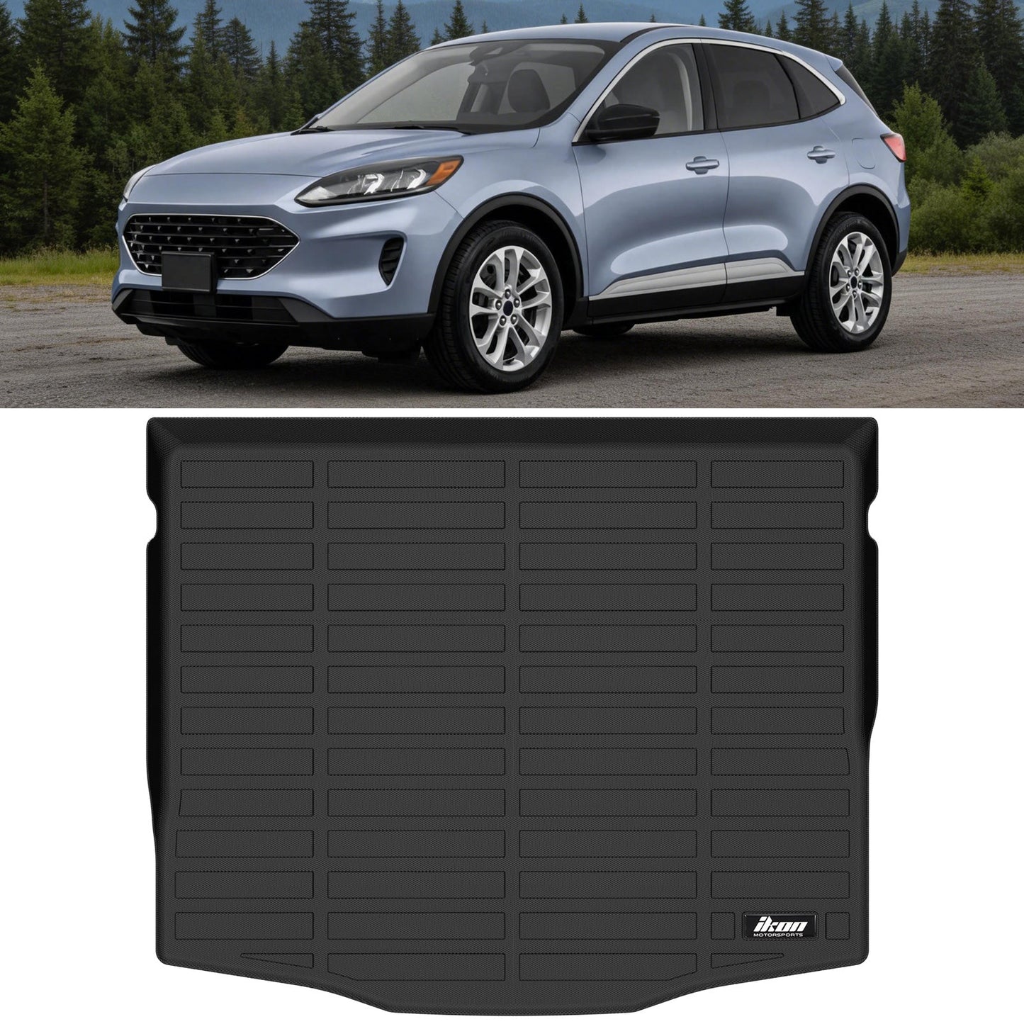 2020-2025 Ford Escape Hybrid Floor Mats & Rear Trunk Mat Carpets - TPE