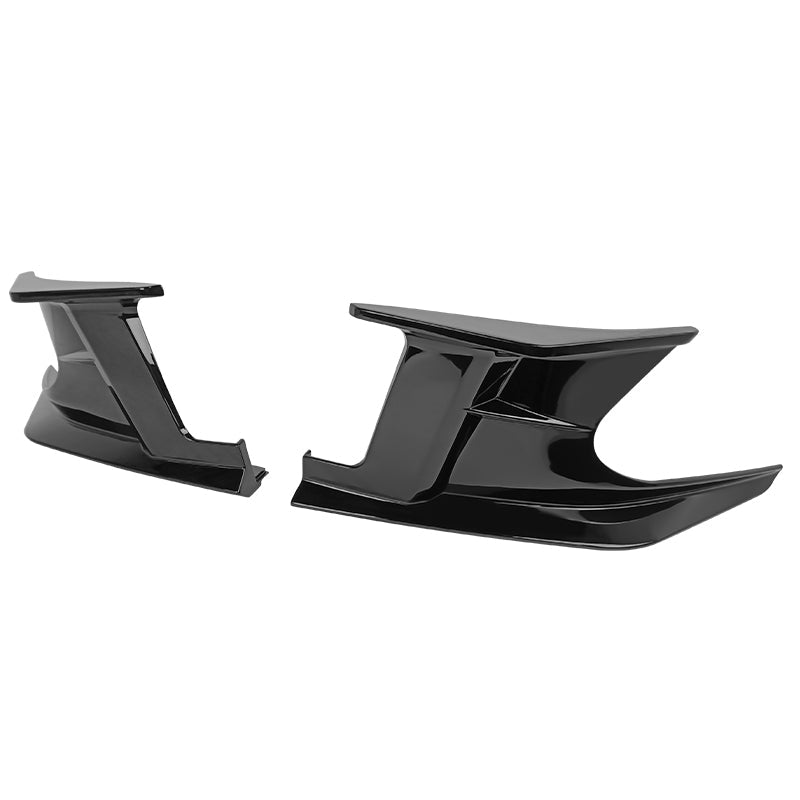 2019-2025 Toyota Corolla Gloss Black Front Splitters + Side Canards