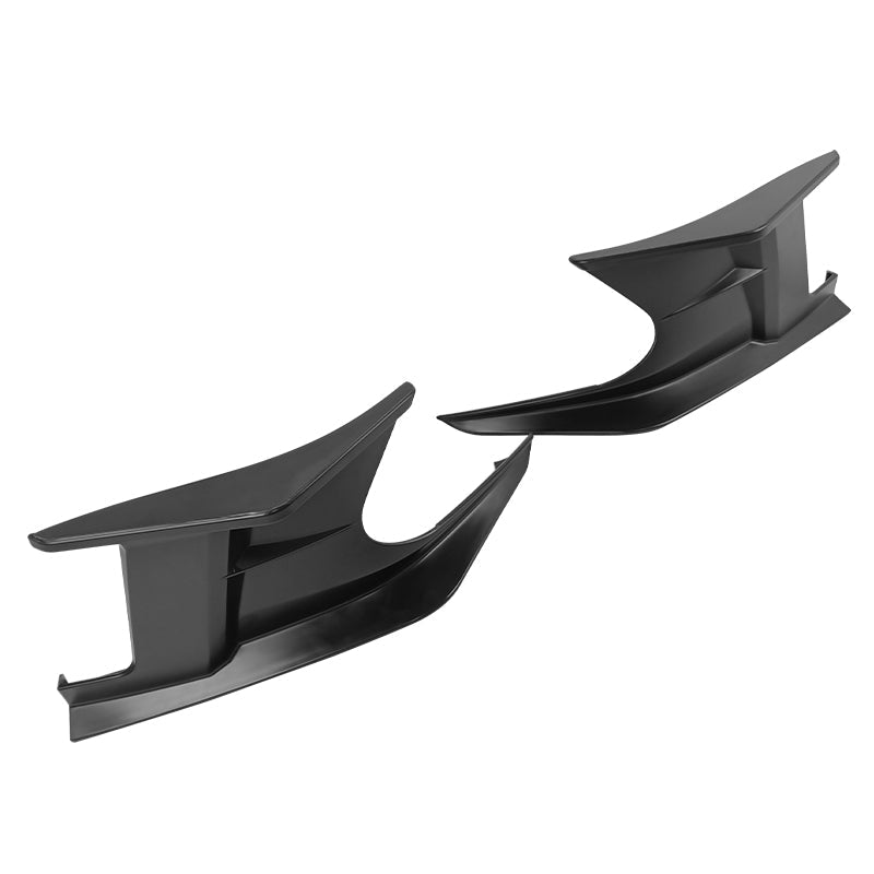 2019-2025 Toyota Corolla Matte Black Front Splitters + Side Canards