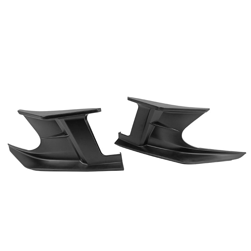 2019-2025 Toyota Corolla Matte Black Front Splitters + Side Canards